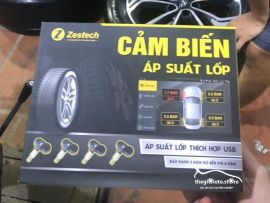Thay cảm biến áp suất lốp hãng Zestech cho xe Santafe