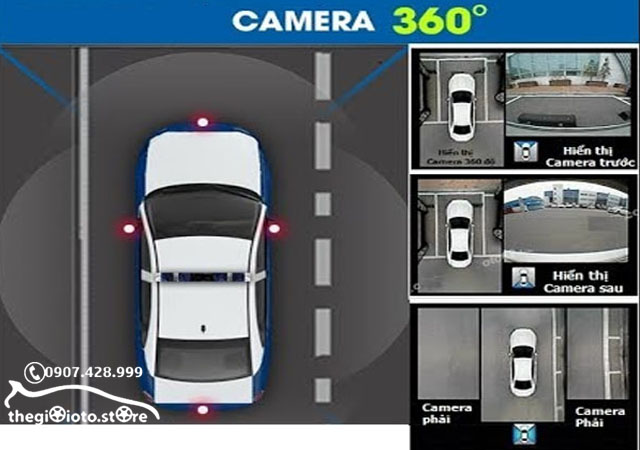 Camera 360 độ xe ô tô tại Salon Thế giới ô tô