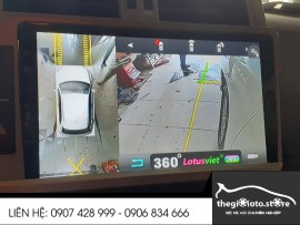 Độ camera 360 độ cho xe Prado