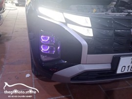 Độ đèn bi led Zestech A6 cho Hyundai Creta