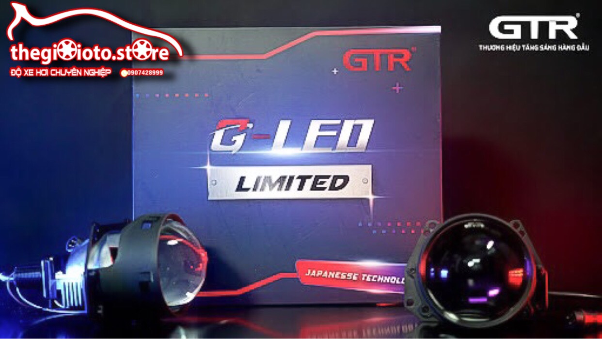 Độ bi led GTR Limited cho xe Kia Morning