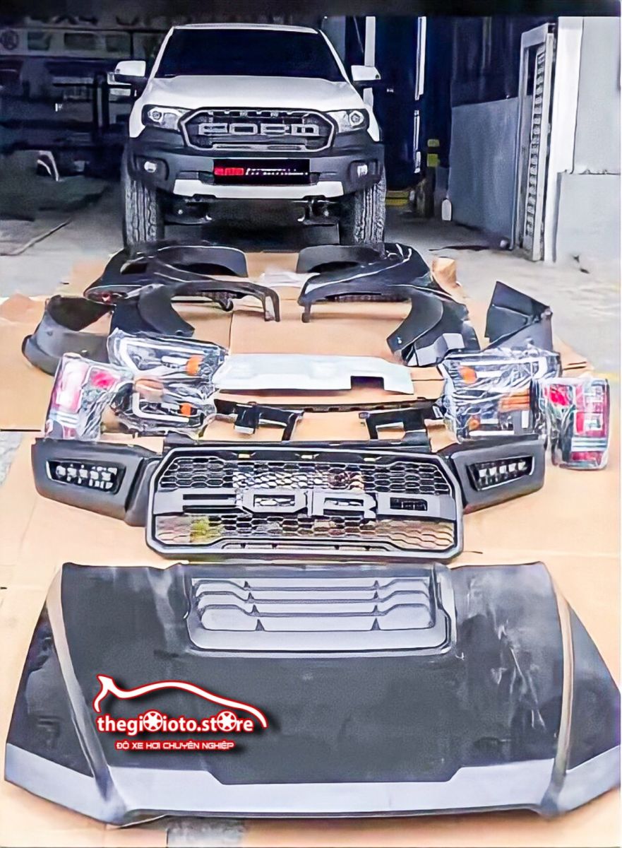 Độ body kit cho xe Ford Ranger lên Ford F-150