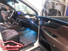 Độ led nội thất cho xe Hyundai Santafe