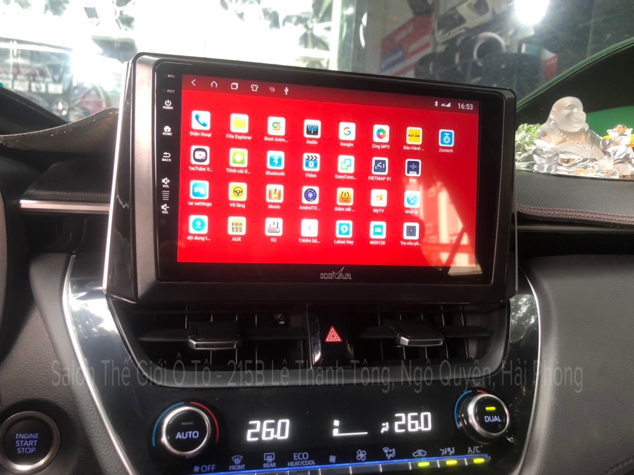 Độ màn Android cho xe Ford Everest