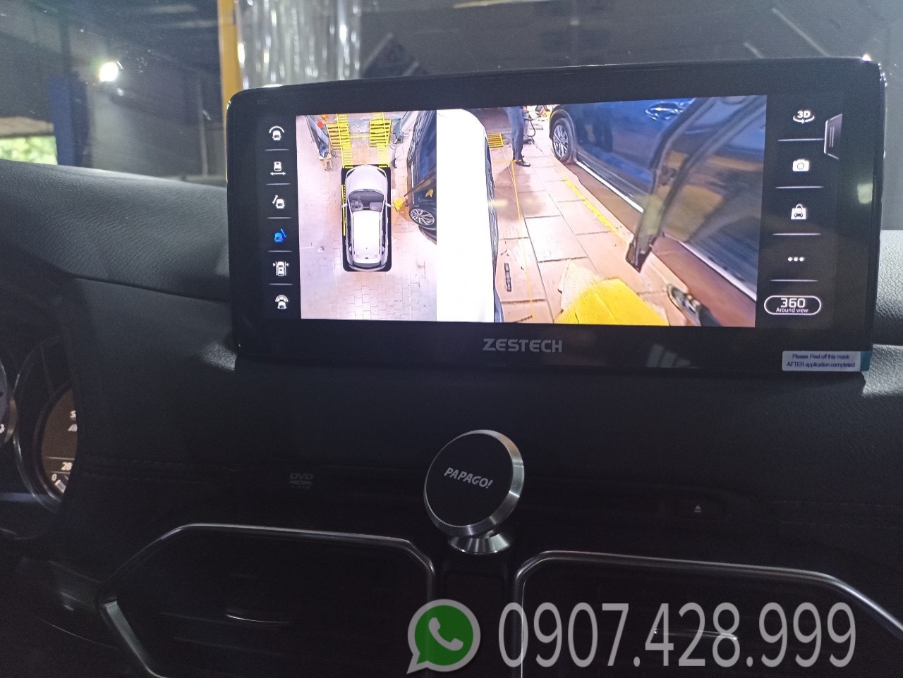 Độ màn Android Zestech cho xe Mazda CX5
