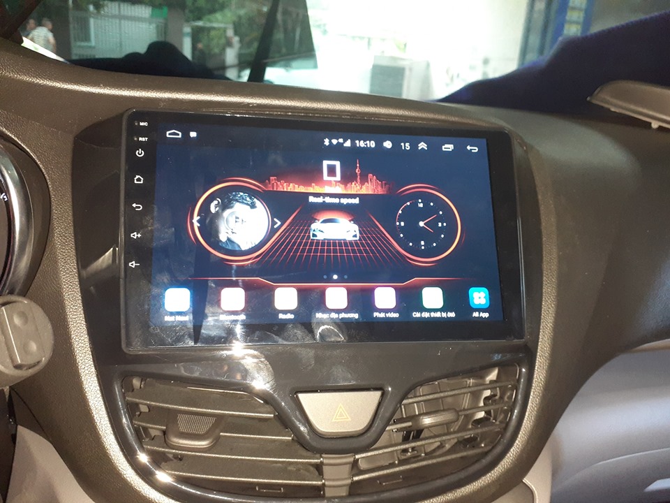 Lắp màn hình android cho xe Fadil