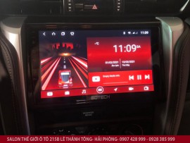 Độ màn hình android GoTech 6 xe Fortuner 
