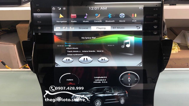Lắp màn hình DVD android xe ô tô 