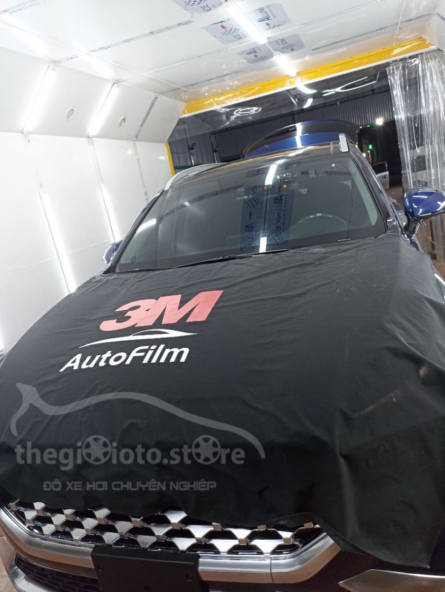 Dán phim cách nhiệt 3M cho xe Hyundai Santafe
