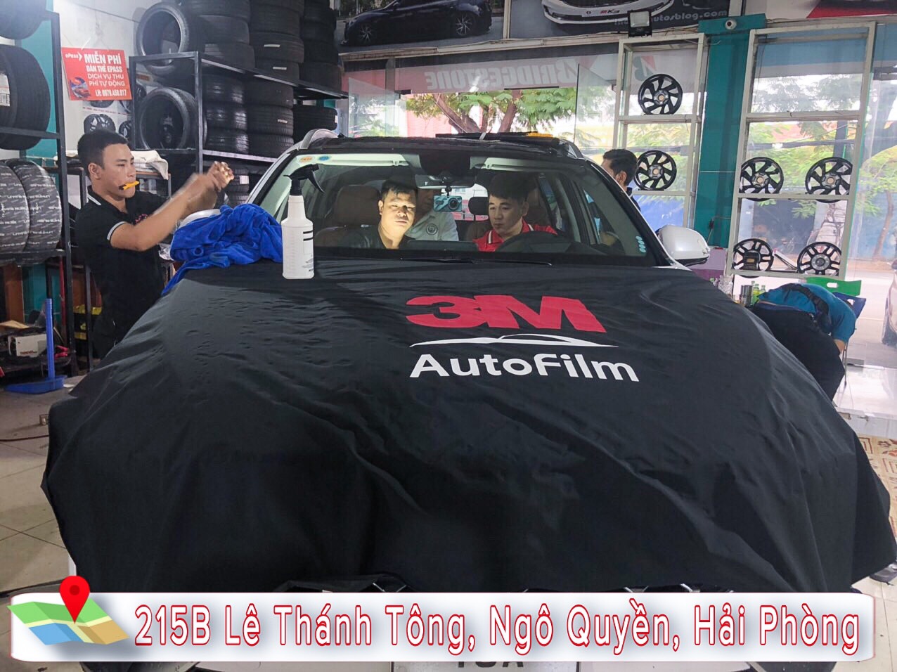 Dán phim cách nhiệt 3M cho xe Hyundai Kona