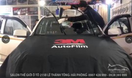 Dán phim cách nhiệt 3M cho xe Camry 