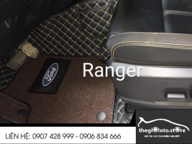 Thảm sàn cacbon 6D xe Ford Ranger 