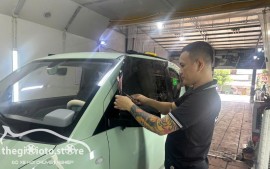 Dán phim cách nhiệt Inmax của Mỹ cho xe điện