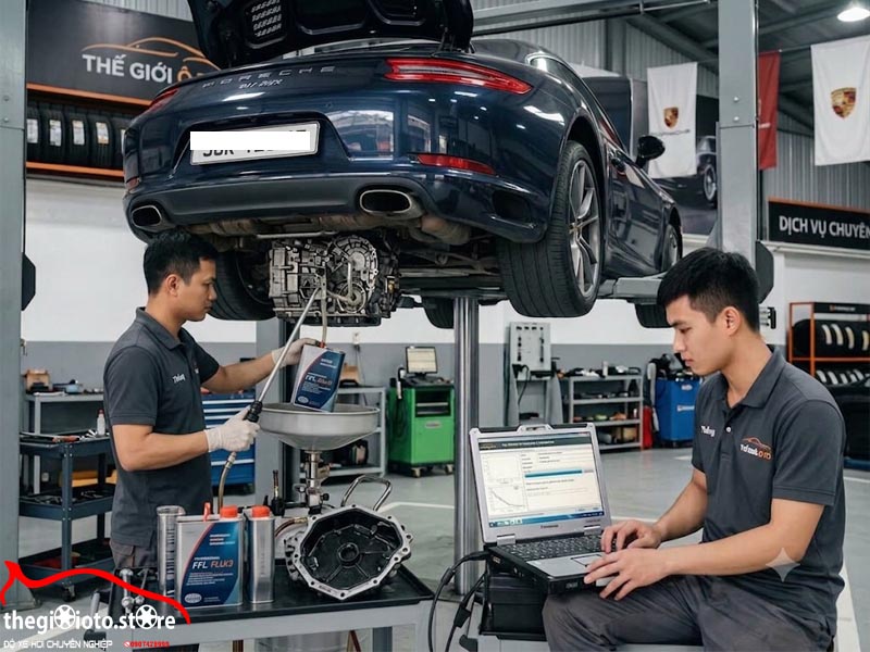 bao-duong-va-chan-doan-loi-xe-oto-porsche-tai-garage