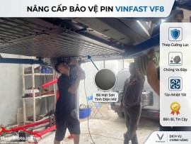 Lắp bảo vệ pin cho con xe VF8