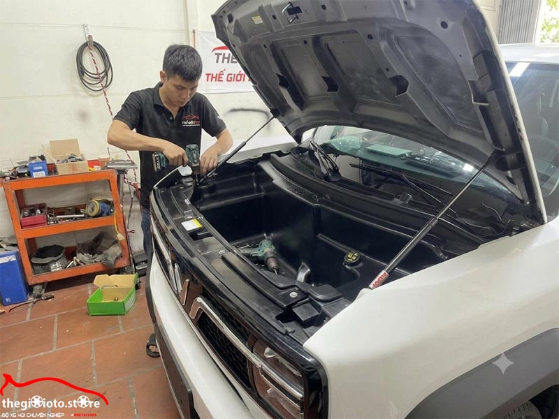 Lắp cốp trước cho xe VF3
