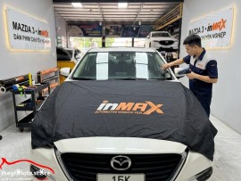 Dán phim cách nhiệt inmax cho xe mazda3