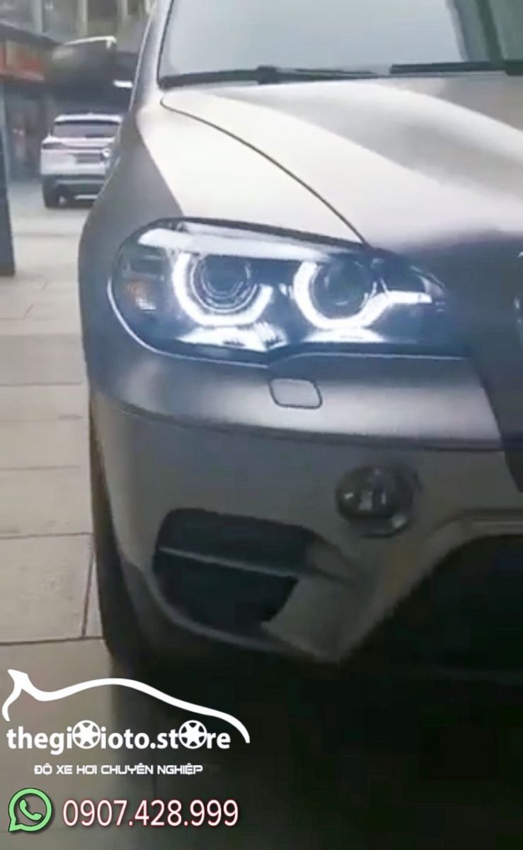 Độ đèn pha cho xe BMW X5 