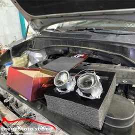 Độ bi gầm 3 màu cho xe vf7