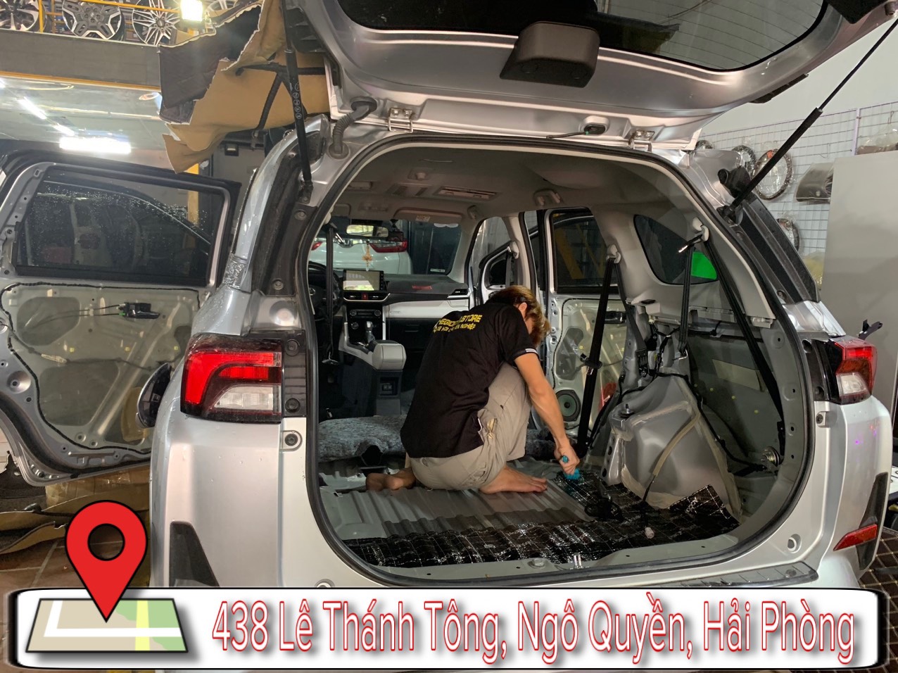 Độ chống ồn cho xe Toyota Veloz Cross