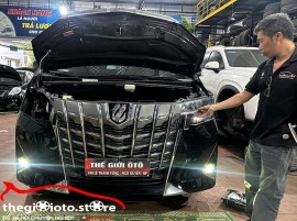 Độ bi gầm aozoom cho xe Alphard tại Hải Phòng