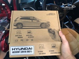 Độ lên kính gập gương cho Hyundai Accent