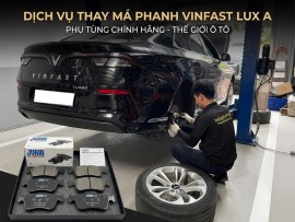 Thay má phanh cho luxa