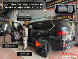 Lắp cam 360 độ cho con xe Lexus