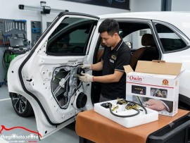 Độ cửa hít cho con xe Vf8 