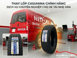 Thay lốp caáumina cho xe tải nhẹ VAN