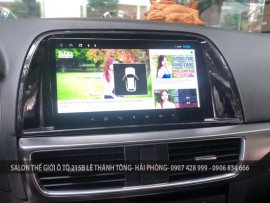 Lắp màn hình android Zulex 6 cho xe CX5 đời 2017 