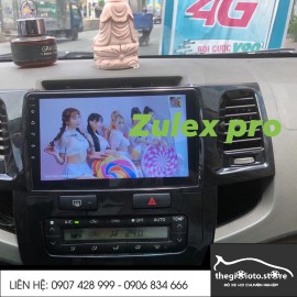 Độ màn hình DVD Android Zulex cho xe Fortuner 