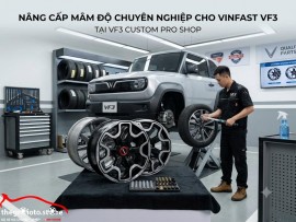 Thay mâm cho con xe VF3