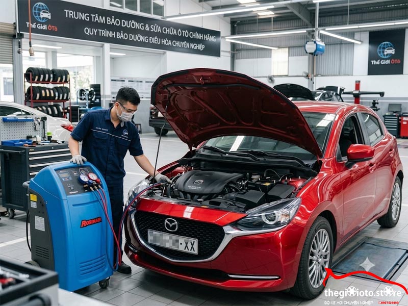 quy-trinh-bao-duong-dieu-hoa-mazda-2-tai-the-gioi-o-to