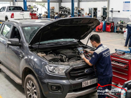 Sửa máy lạnh xe hơi không mát cho con xe Ranger 