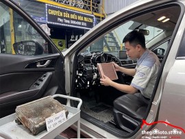 Thay dàn lạnh cho con xe Mazda 3