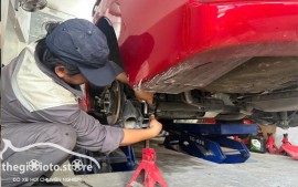 Thay giảm sóc xe Mazda 2 