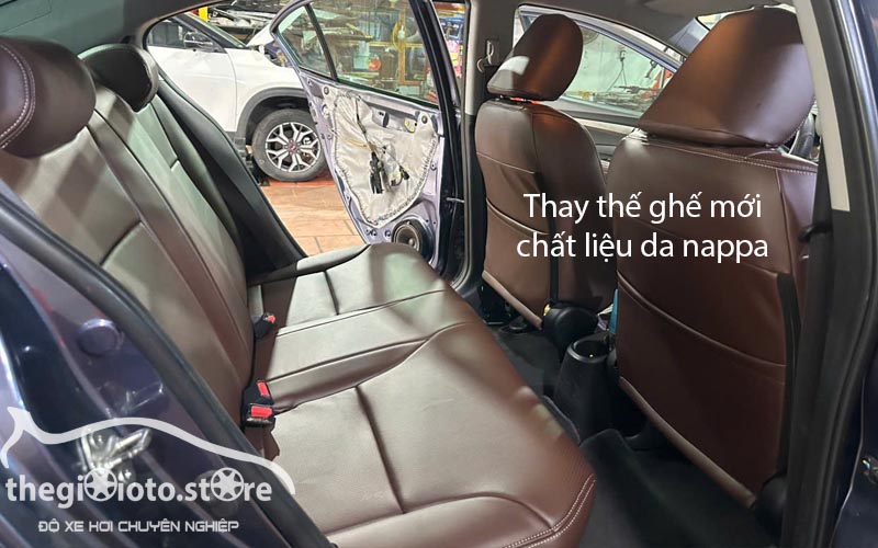 Thay thế ghế da nappa mới cho xe City