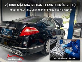 Vệ sinh mặt máy cho con Teana 