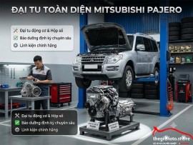Sữa chữa và bảo dưỡng đại tu cho con xe Mitsubishi Pajero